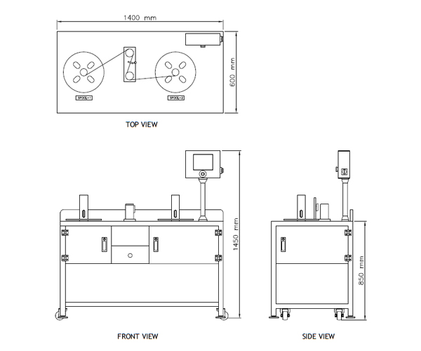 label counting machine hmi