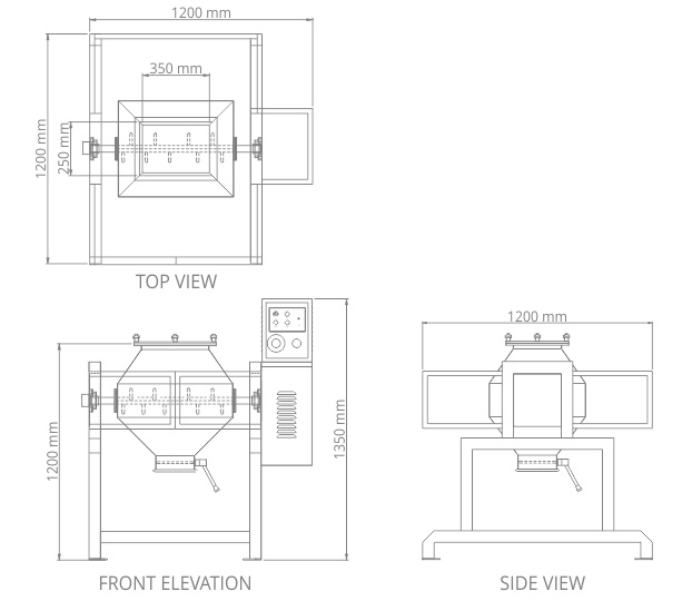 product drawing IBCB1